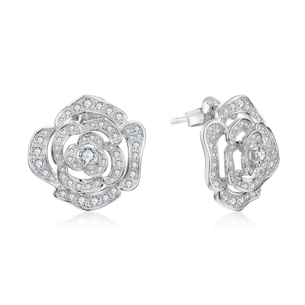 NEVE Enchanted Rose Radiant Stud Earrings