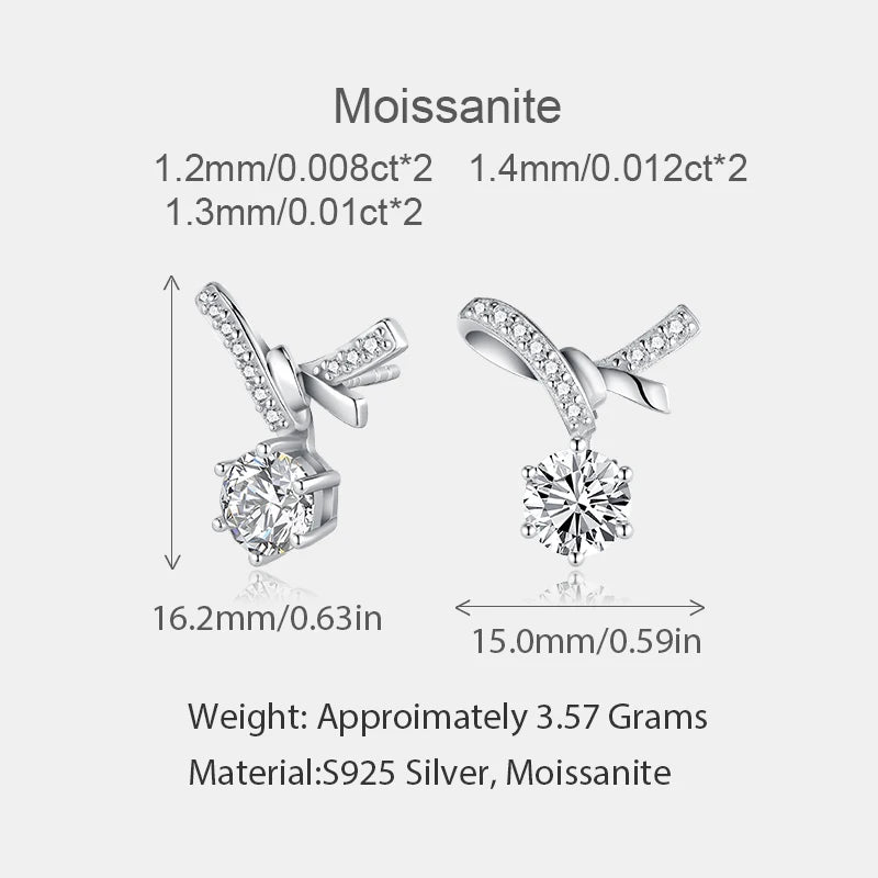 Boucles d'oreilles ruban lumineuses NEVE