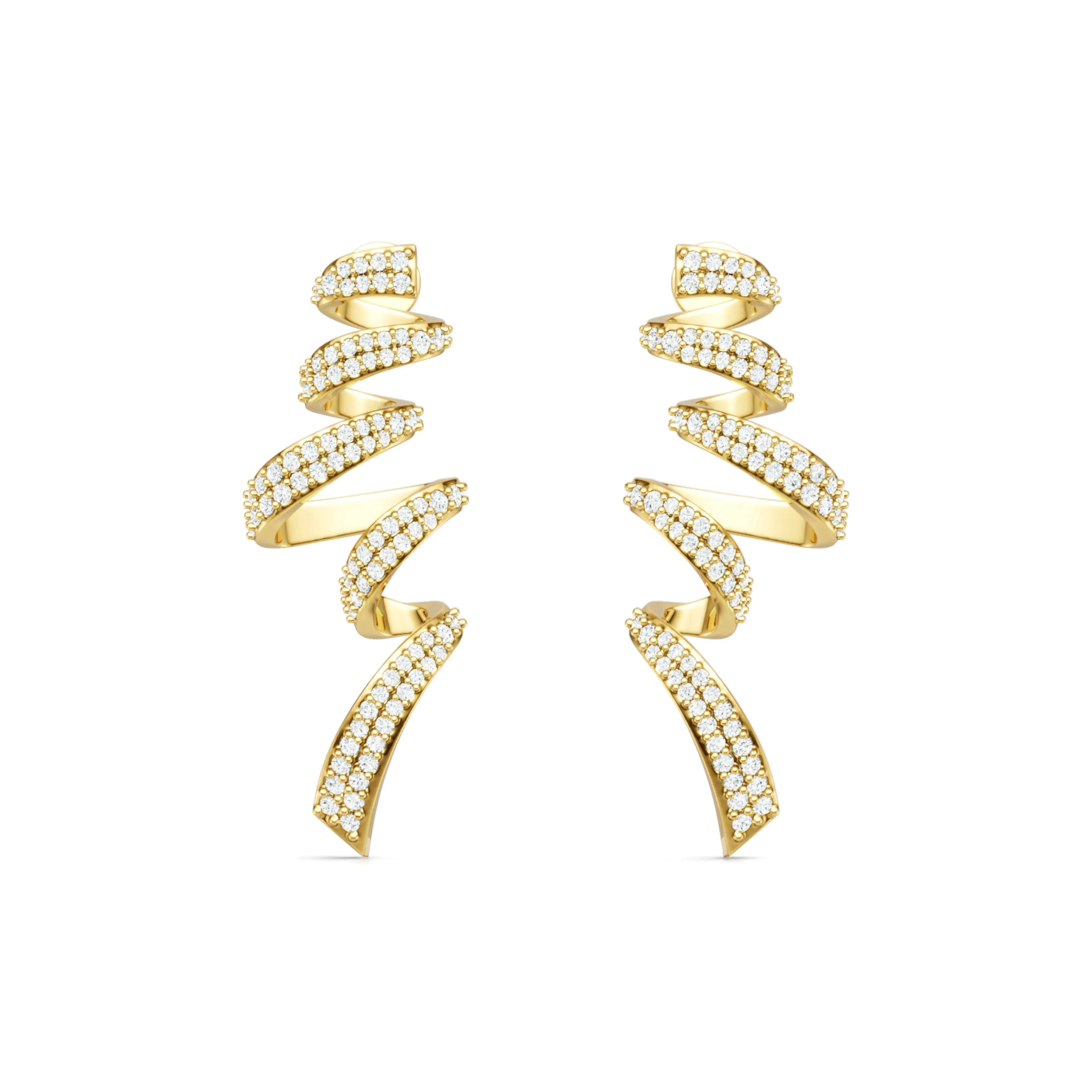 NEVE Wave Line Studs Eternal Flow