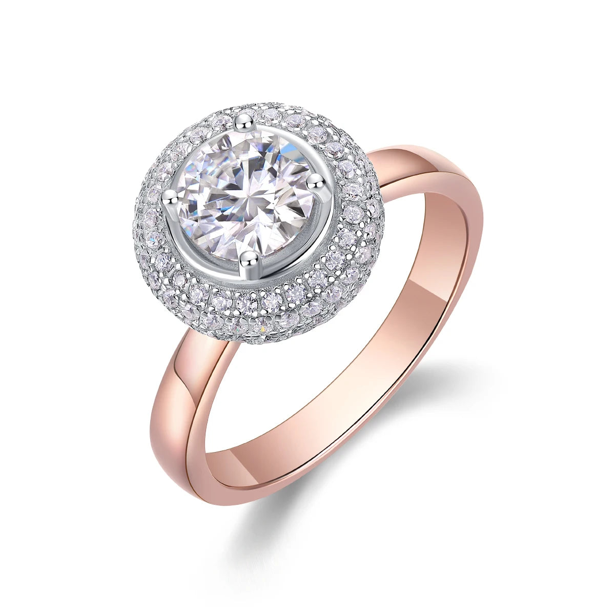 NEVE 1ct Round Cut Golden Hour