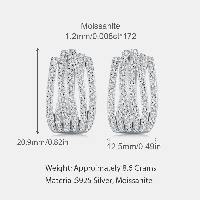 네브 인터레이스드 실버 후프