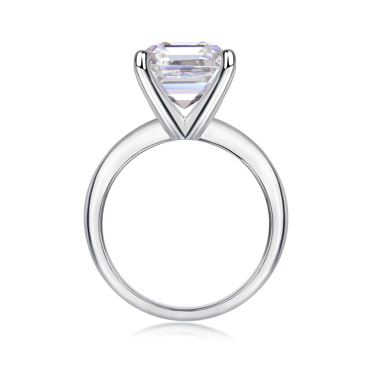 NEVE 5ct Asscher Cut Regal Reflection