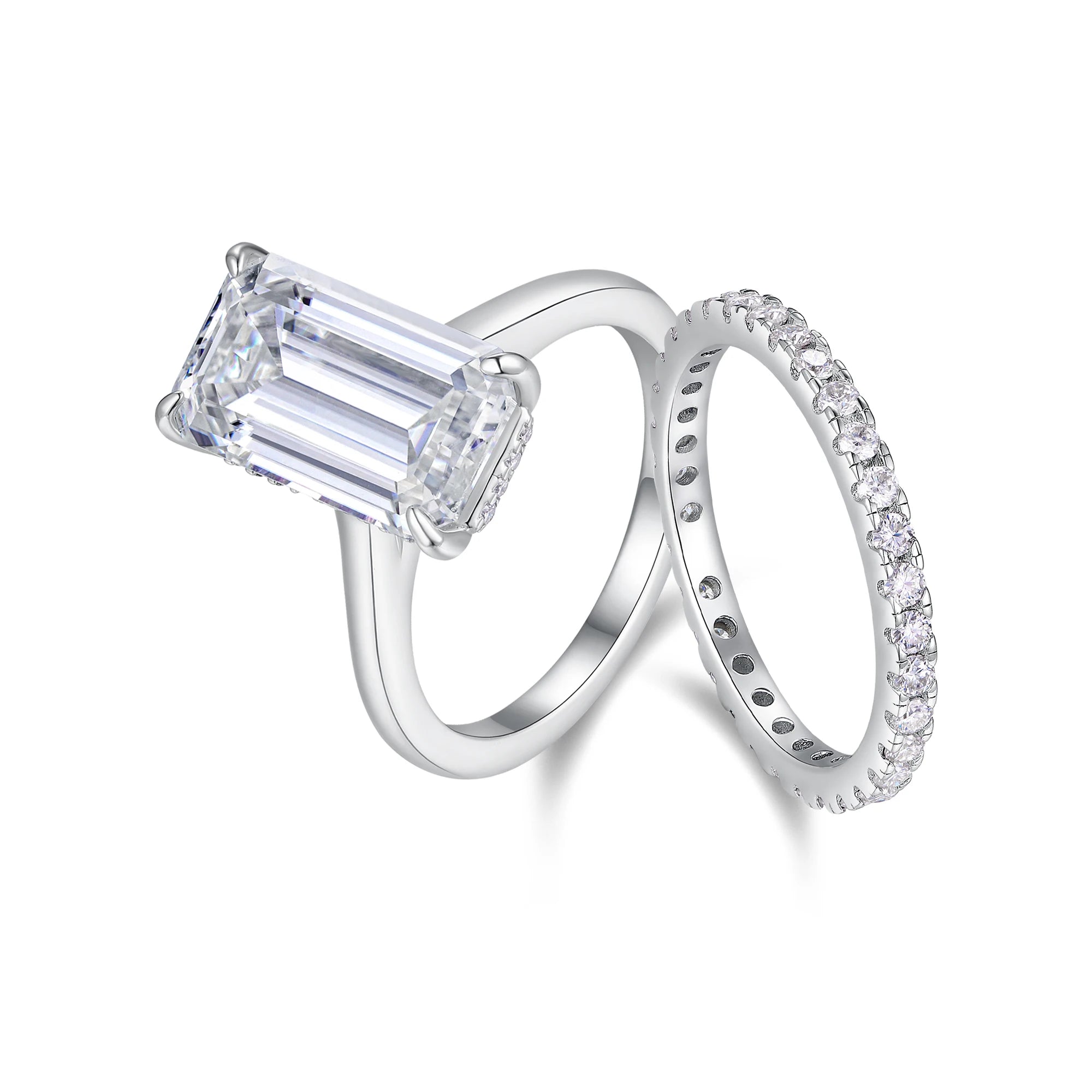 NEVE 5ct Emerald Cut Majestic Grand Set