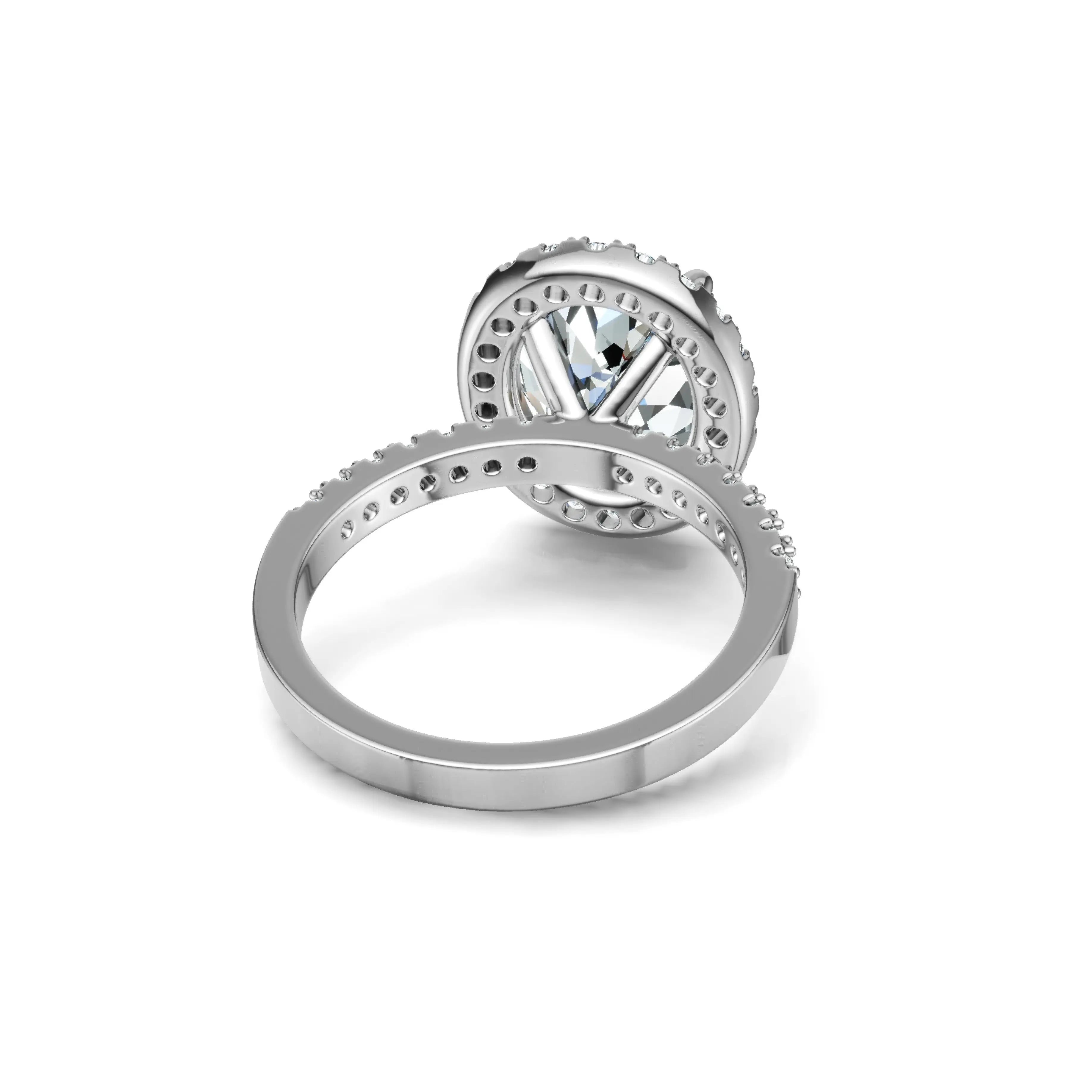 NEVE 3ct Oval Cut Radiant Halo