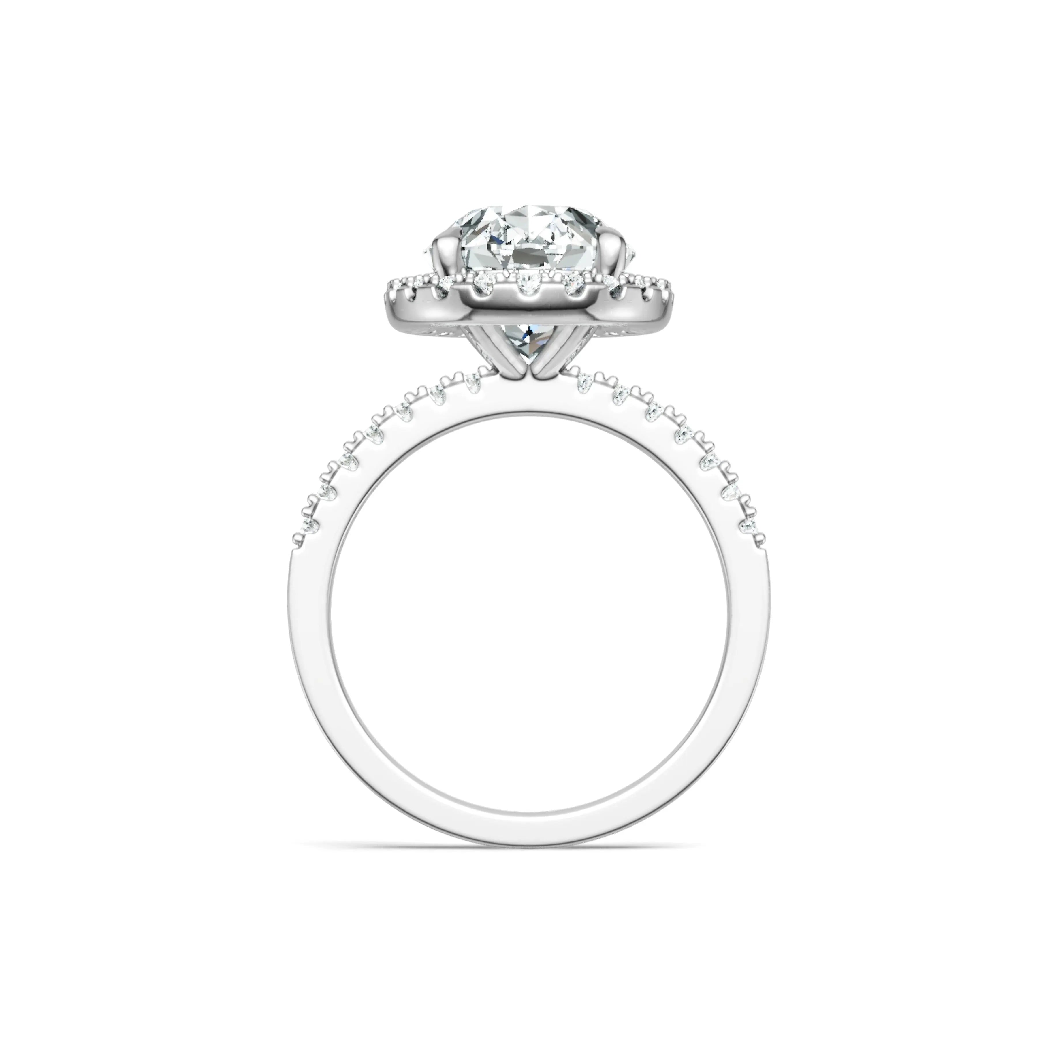 NEVE 3ct Oval Cut Radiant Halo