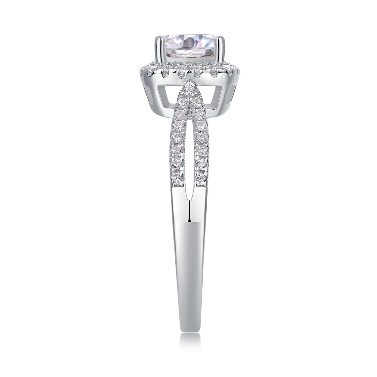 NEVE 1ct Cushion Cut Ethereal Glow