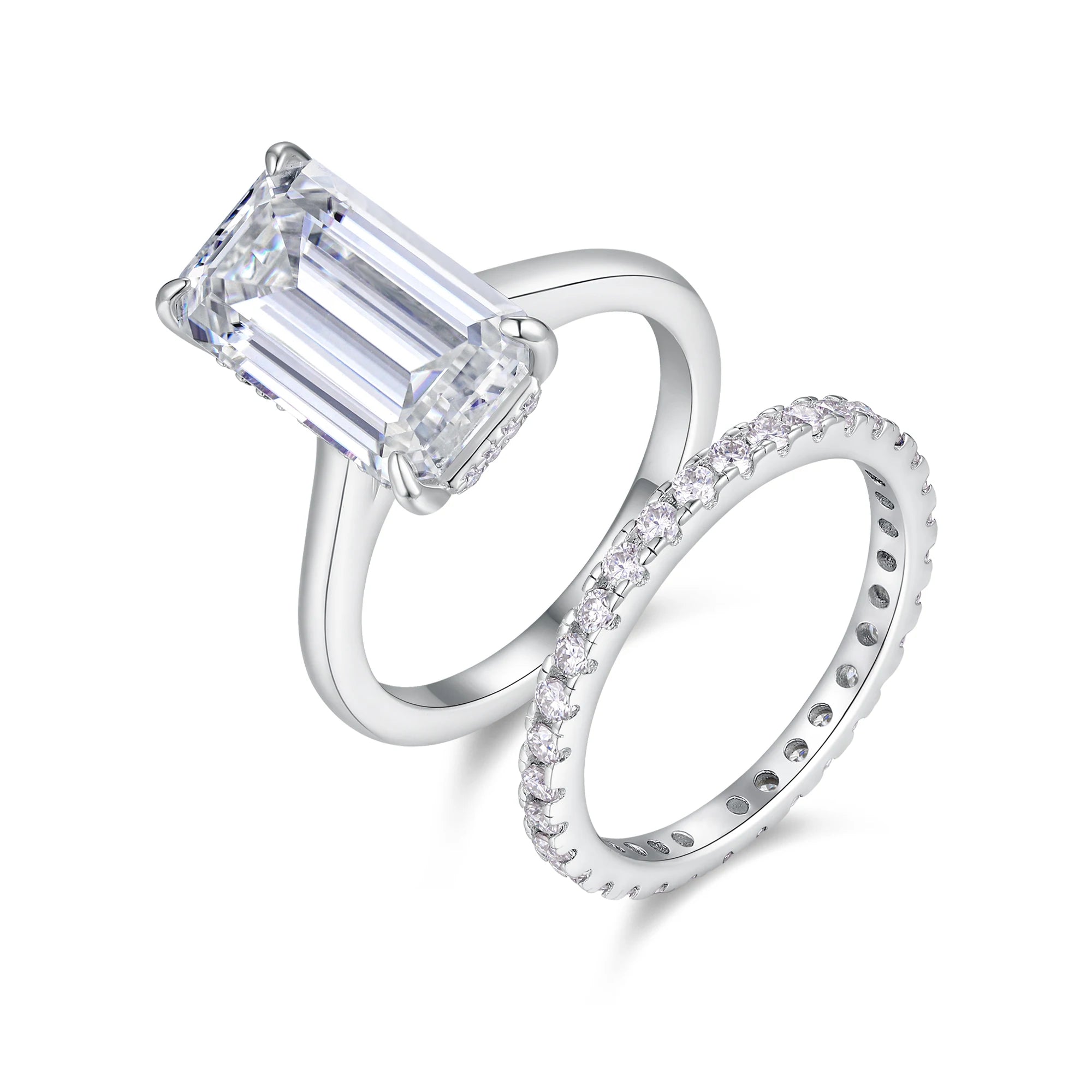 NEVE 5ct Emerald Cut Majestic Grand Set