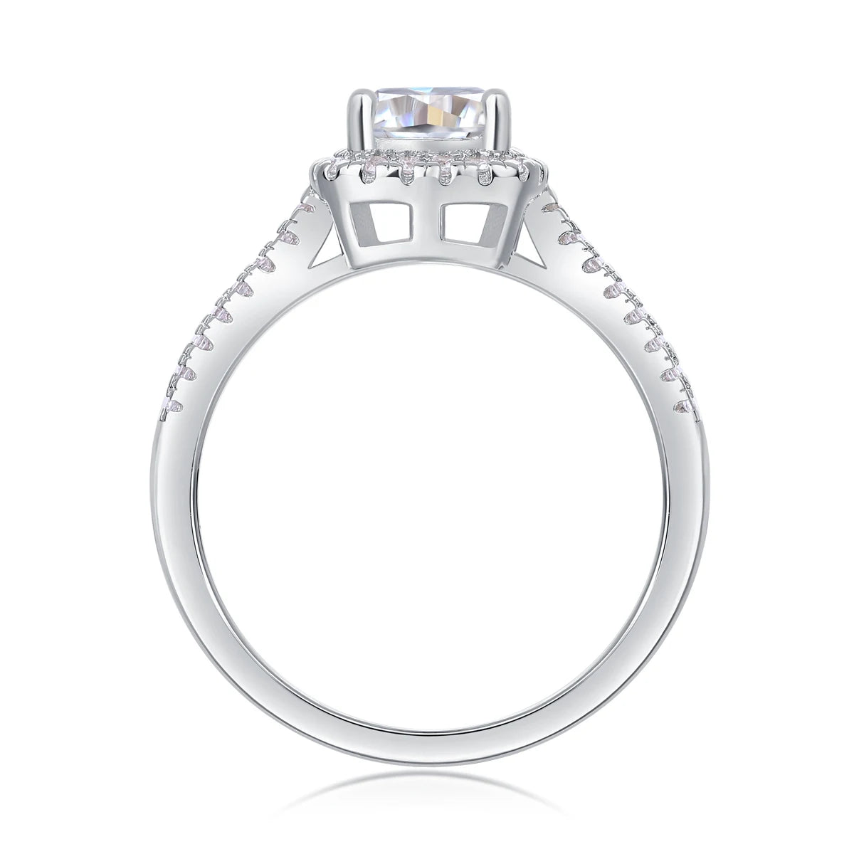 NEVE 1ct Cushion Cut Ethereal Glow