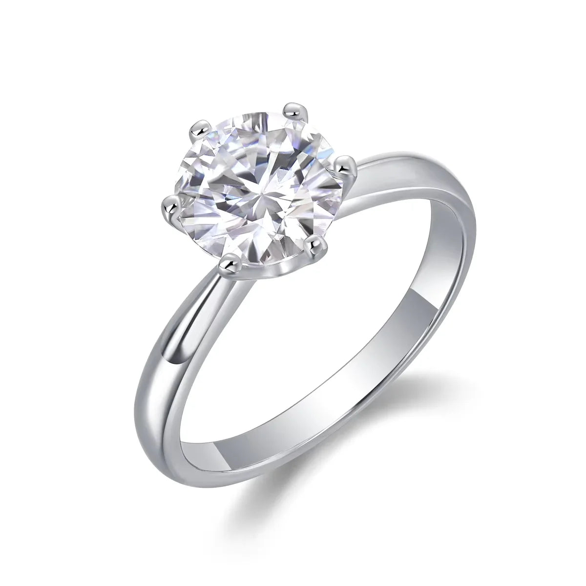 Solitaire classique NEVE 0,5 ct, taille ronde