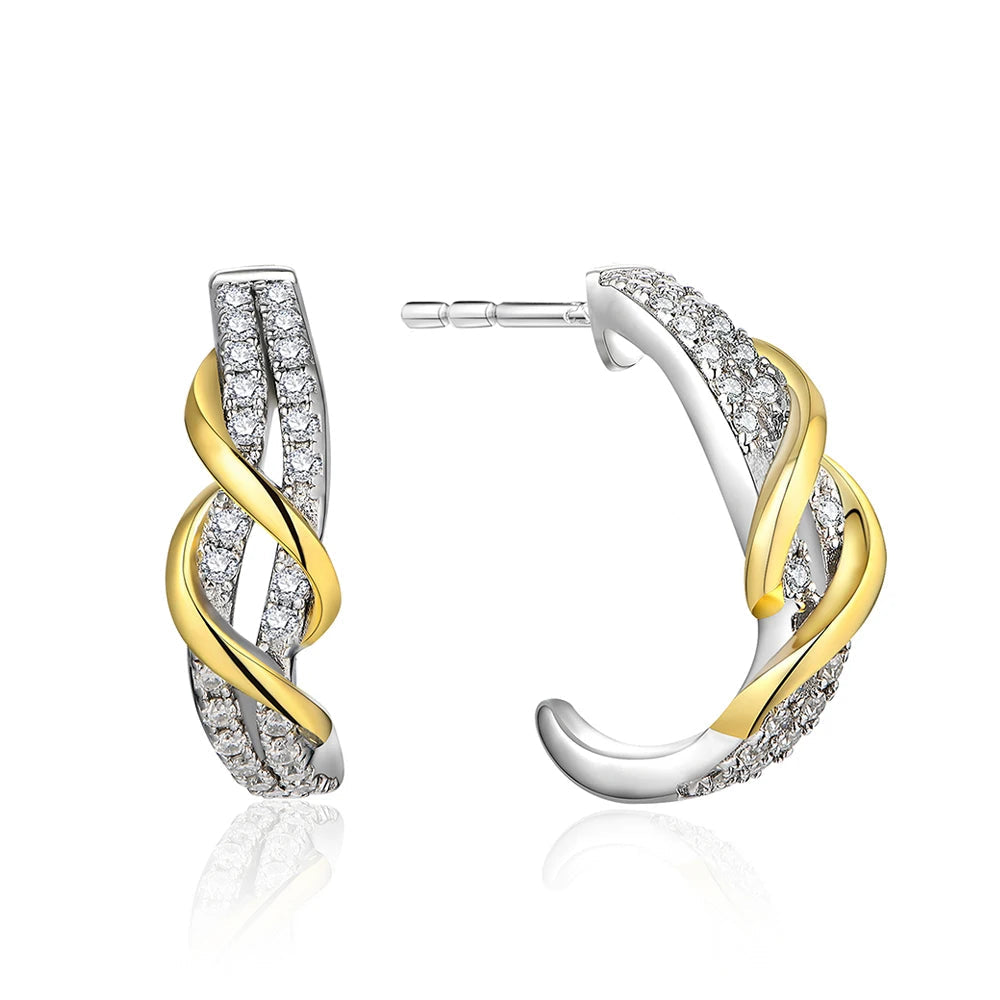 NEVE Entwined Classic Stud Earrings
