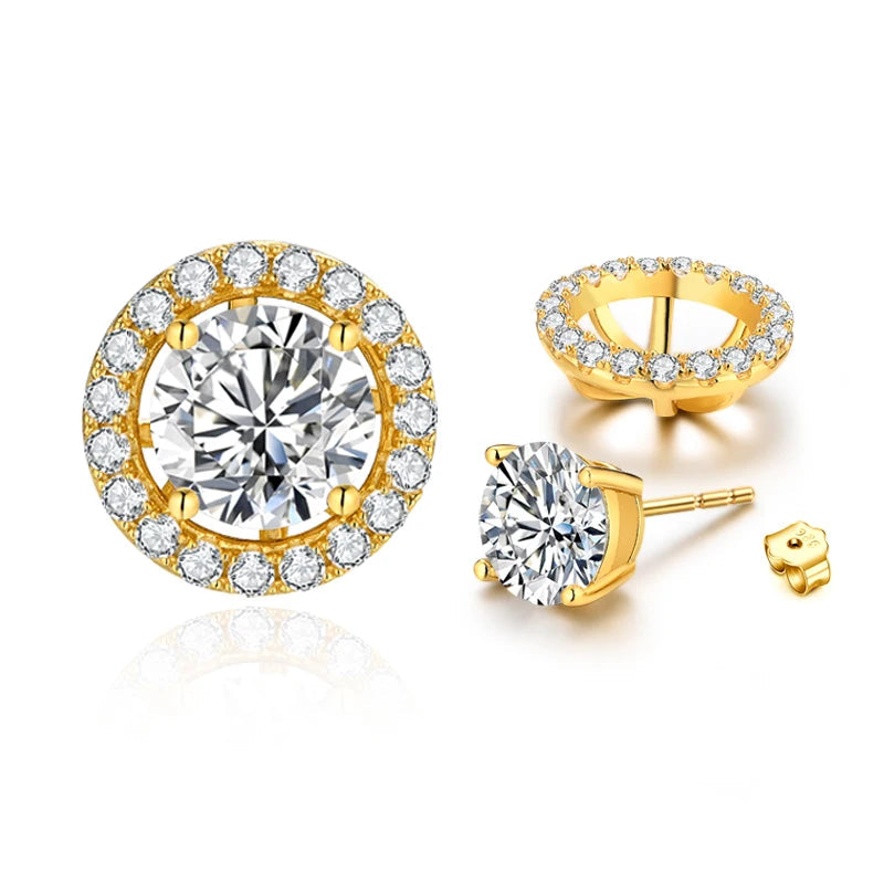 NEVE 2-in-1 Detachable Radiant Stud Earrings