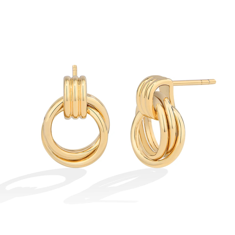 NEVE Vintage Double Hoop Radiant Earrings
