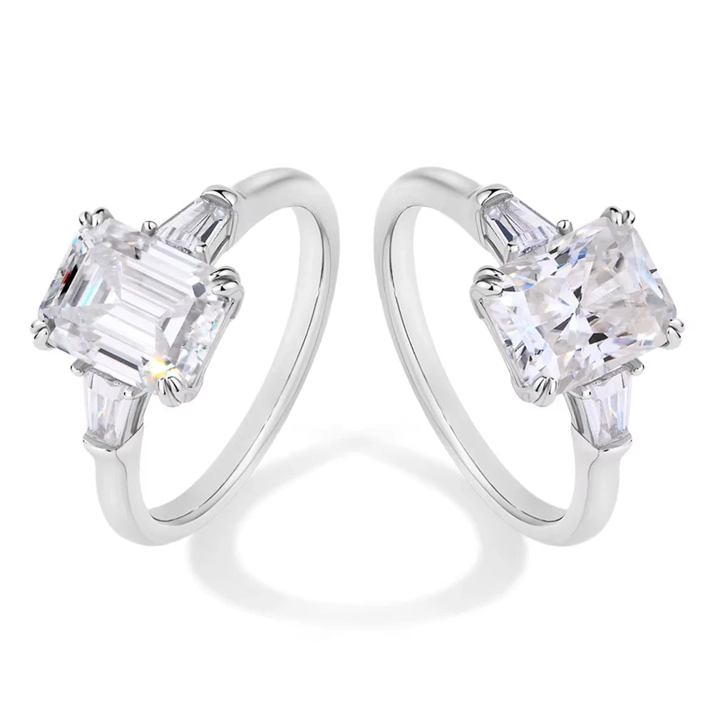 NEVE 3ct Radiant & Emerald Cut Luxe Ring