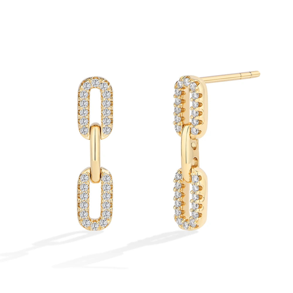 NEVE Interlock Radiant Drop Earrings
