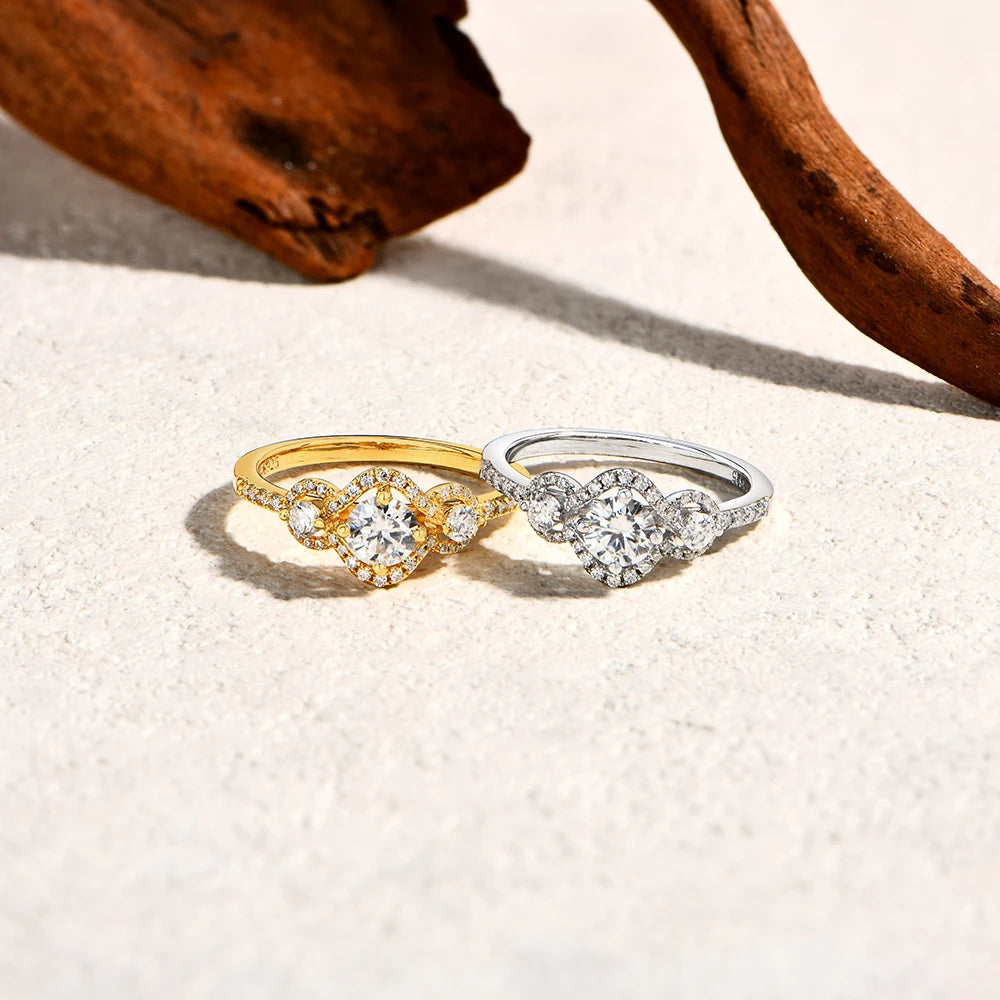 NEVE 0.5ct Petite Trilogy Round Ring