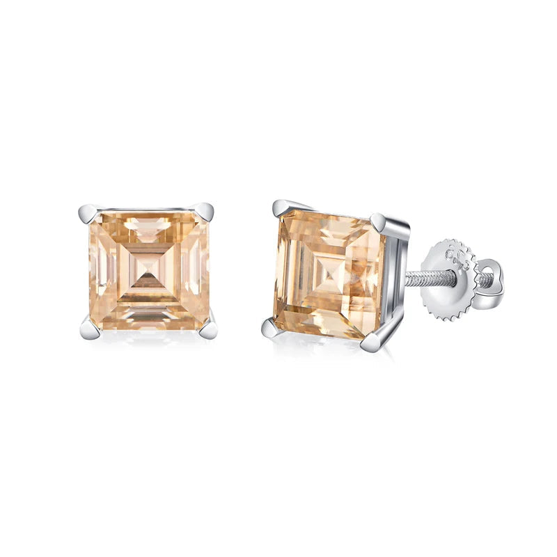 NEVE Radiant Square Yellow Stud Earrings
