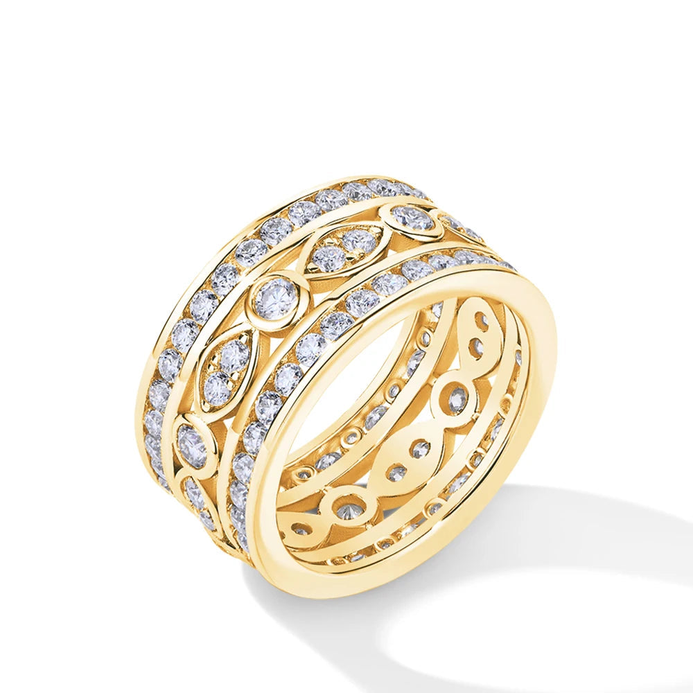 NEVE 1.5ct Sparkle Eternity Travel Band