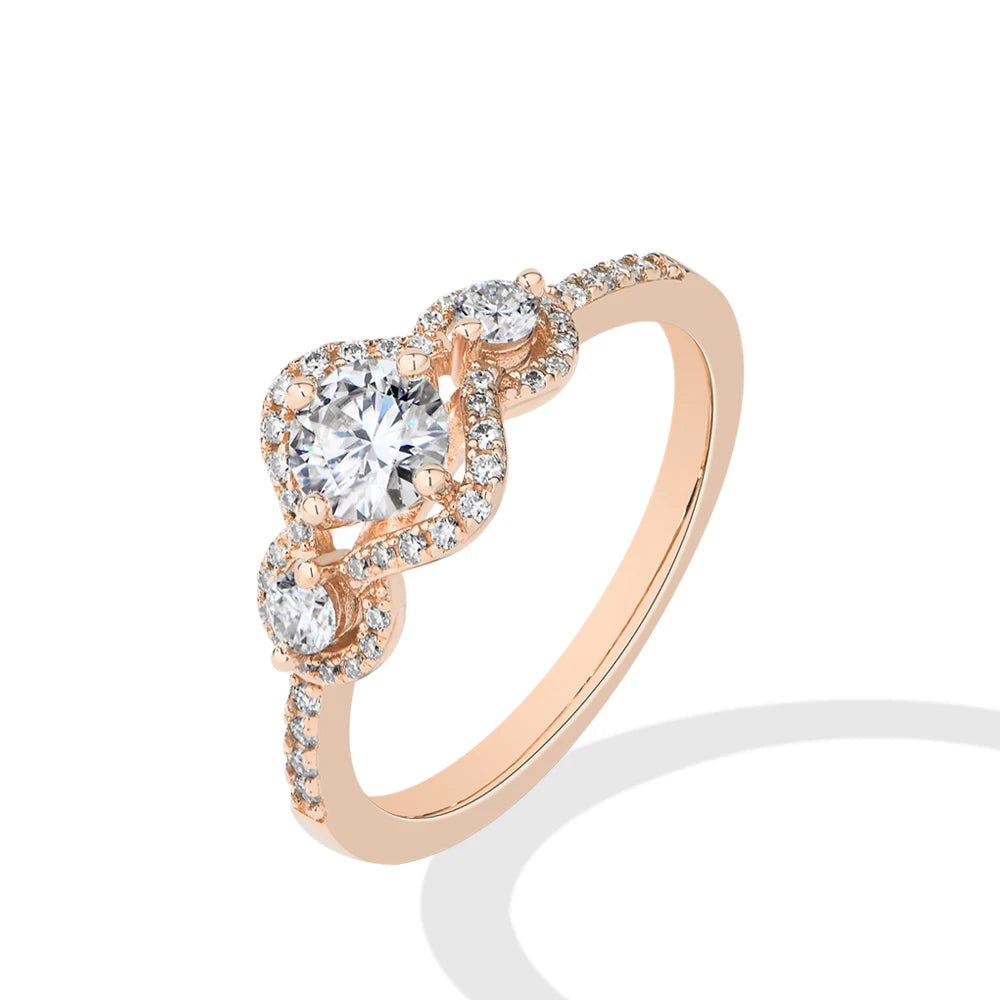 NEVE 0.5ct Petite Trilogy Round Ring