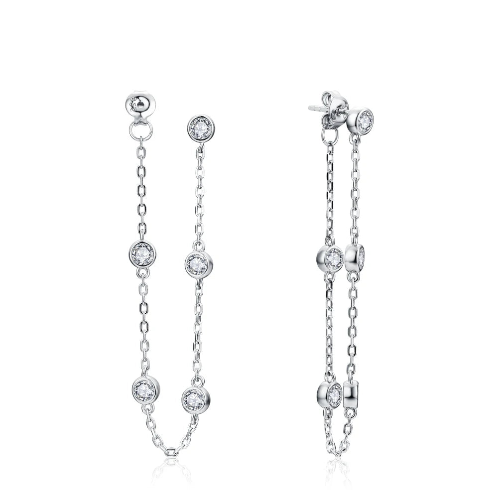 NEVE Celestial Round Station Drop Earrings