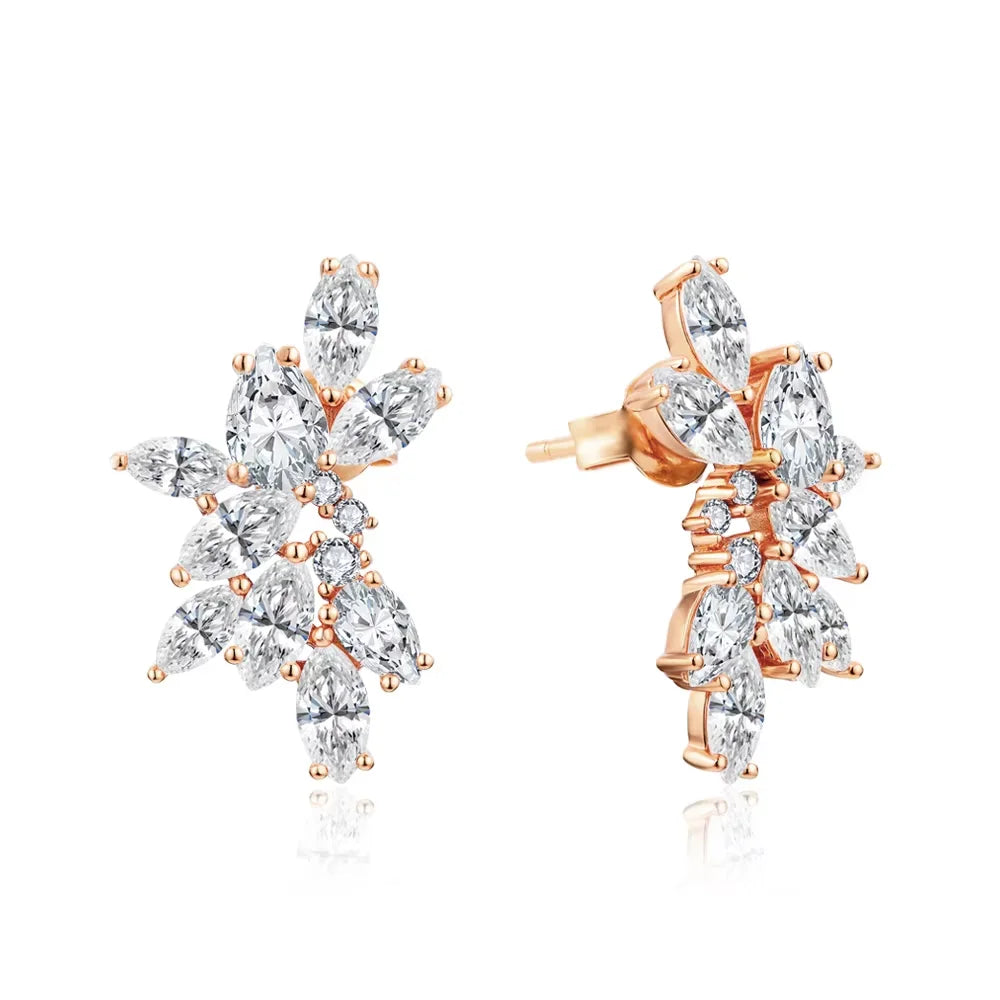 NEVE Stellar Burst Radiant Cluster Stud Earrings