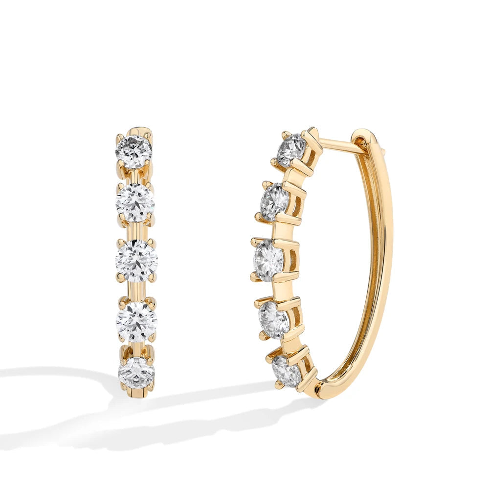 NEVE Essential 4-Prong Solitaire Stud Earrings (1.0ctw)