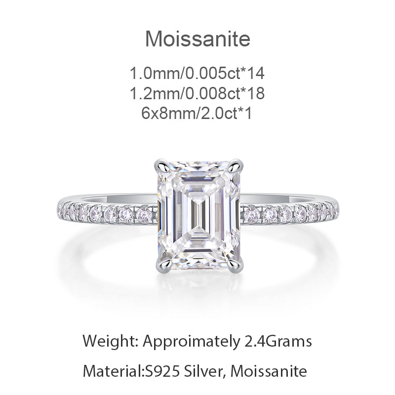 NEVE 1.5ct Emerald Cut Timeless Echo