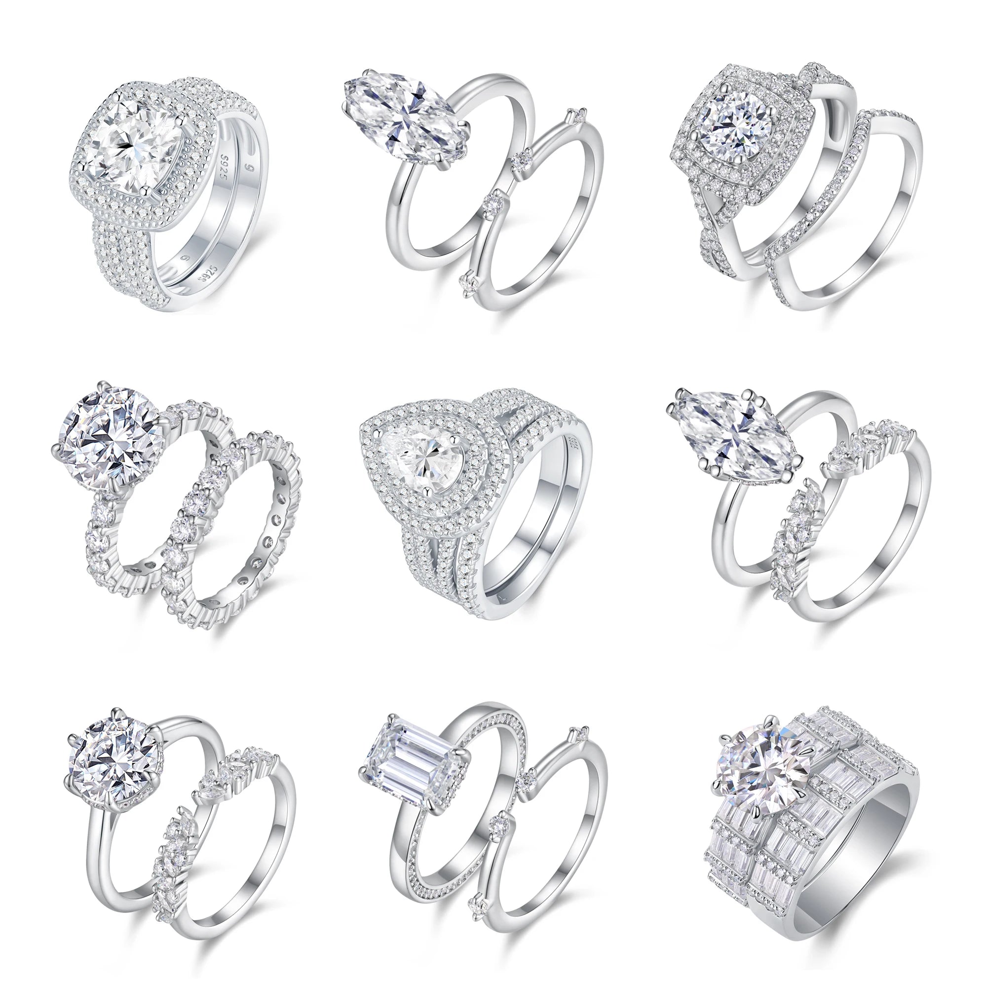 NEVE Signature Moissanite Ring Sets
