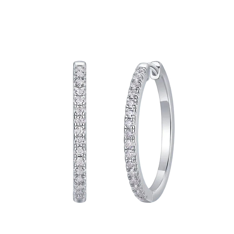 NEVE Timeless Radiant Hoop Earrings