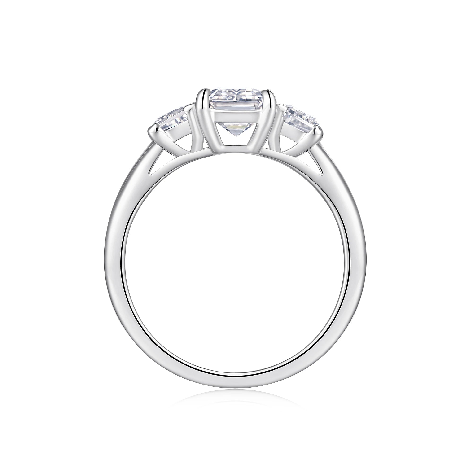 NEVE 2ct Emerald Cut Timeless Luxe Trio