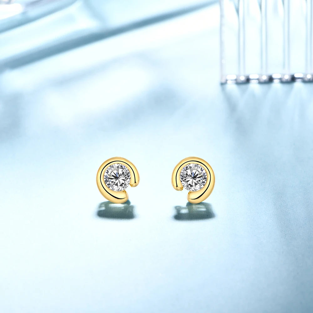 NEVE Lucky Horseshoe Stud Earrings (1.0ctw)