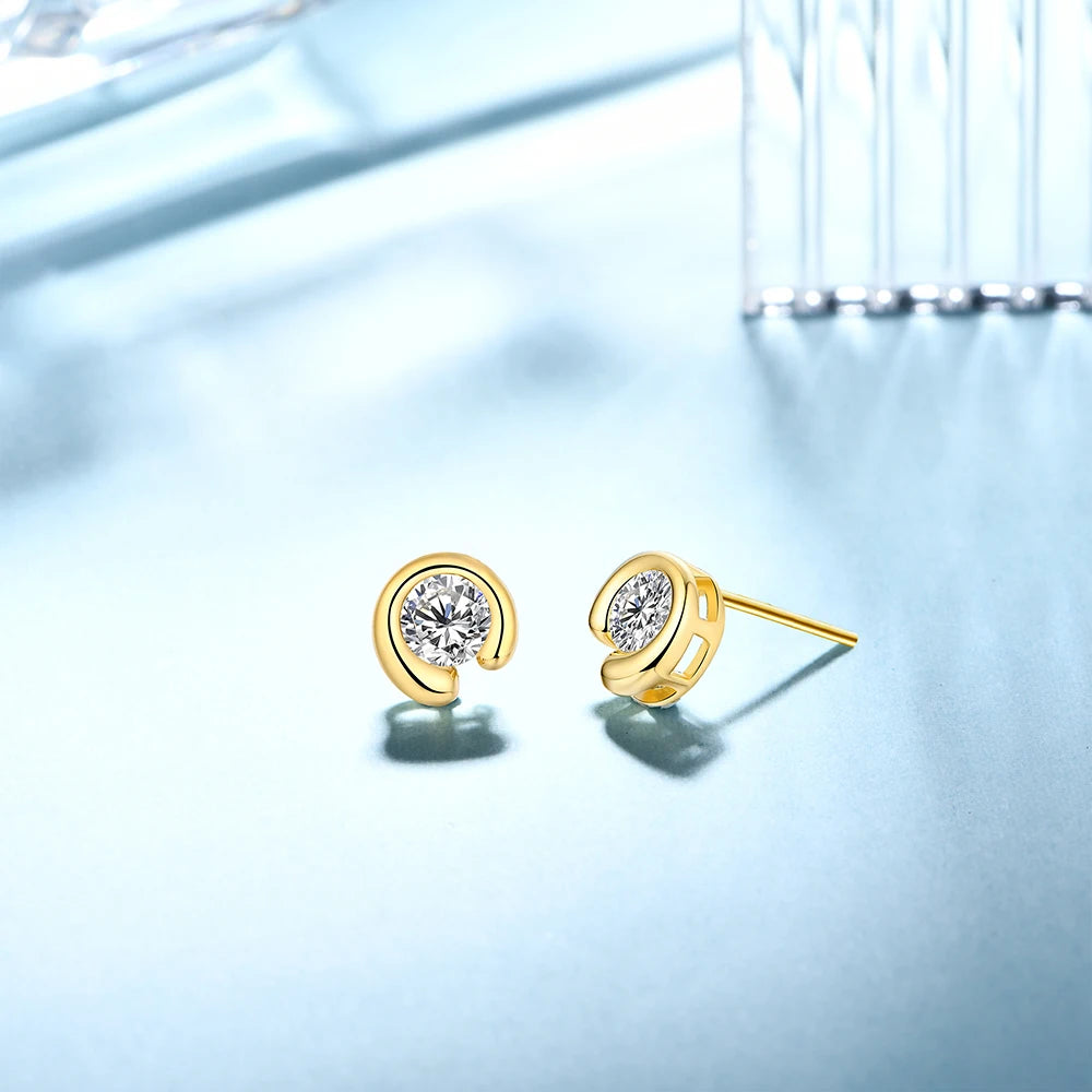 NEVE Lucky Horseshoe Stud Earrings (1.0ctw)