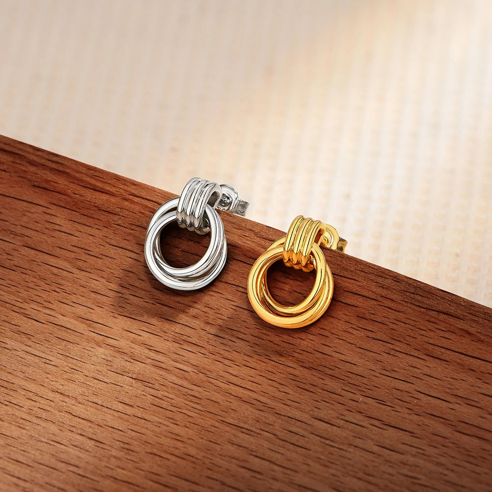 NEVE Vintage Double Hoop Radiant Earrings