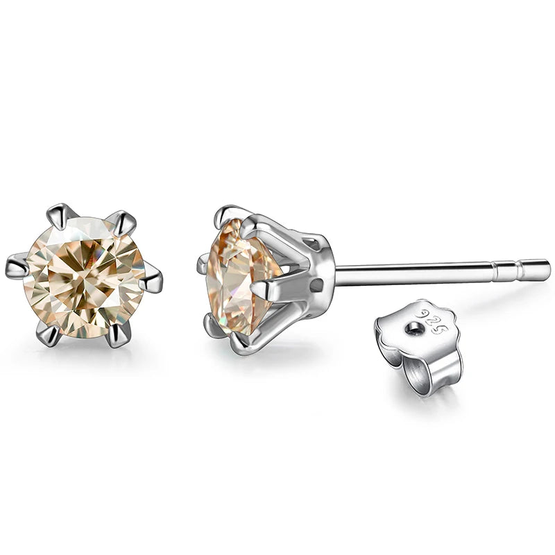 NEVE Classic 6-Prong Solitaire Stud Earrings (2.0ctw)