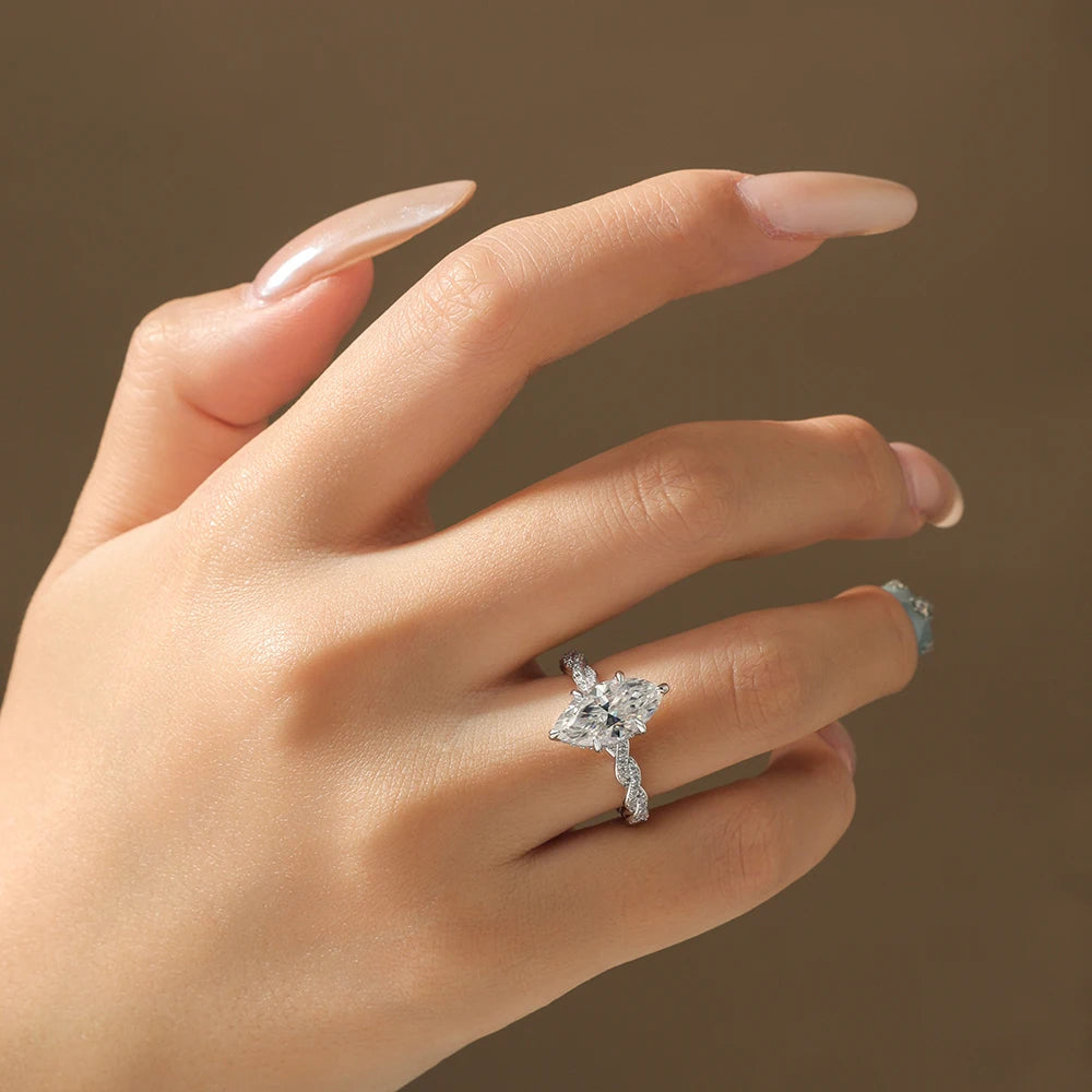 NEVE Signature 3.0ct Marquise Cut Ring