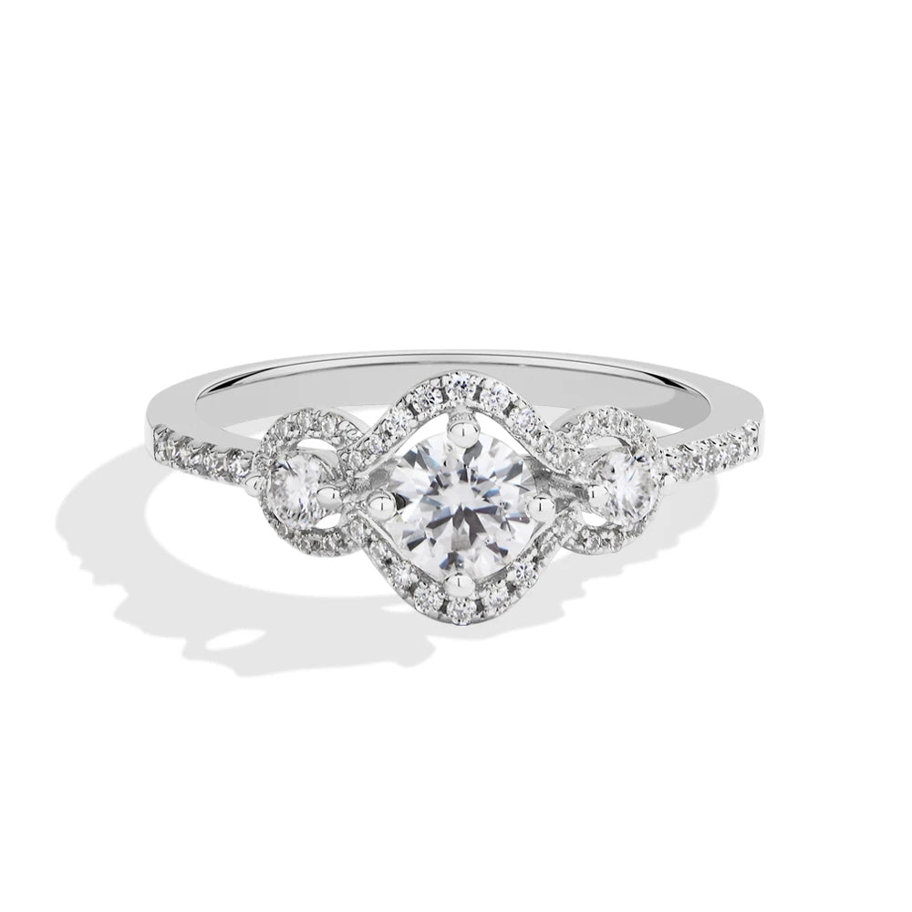 NEVE 0.5ct Petite Trilogy Round Ring