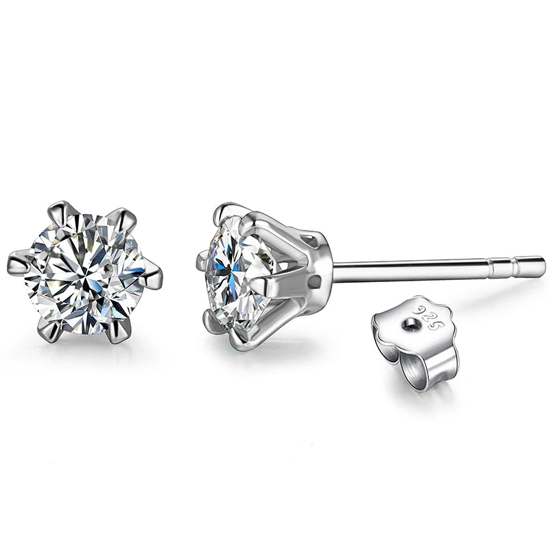 NEVE Classic 6-Prong Solitaire Stud Earrings (2.0ctw)