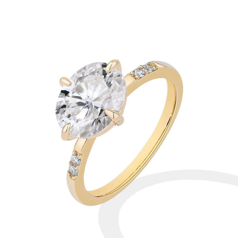 NEVE 4ct Oval Cut Solitaire Ring